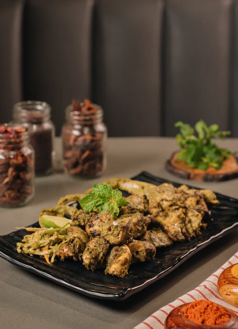 Hariyali BBQ special at Food on Fire, Hanamkonda, Warangal