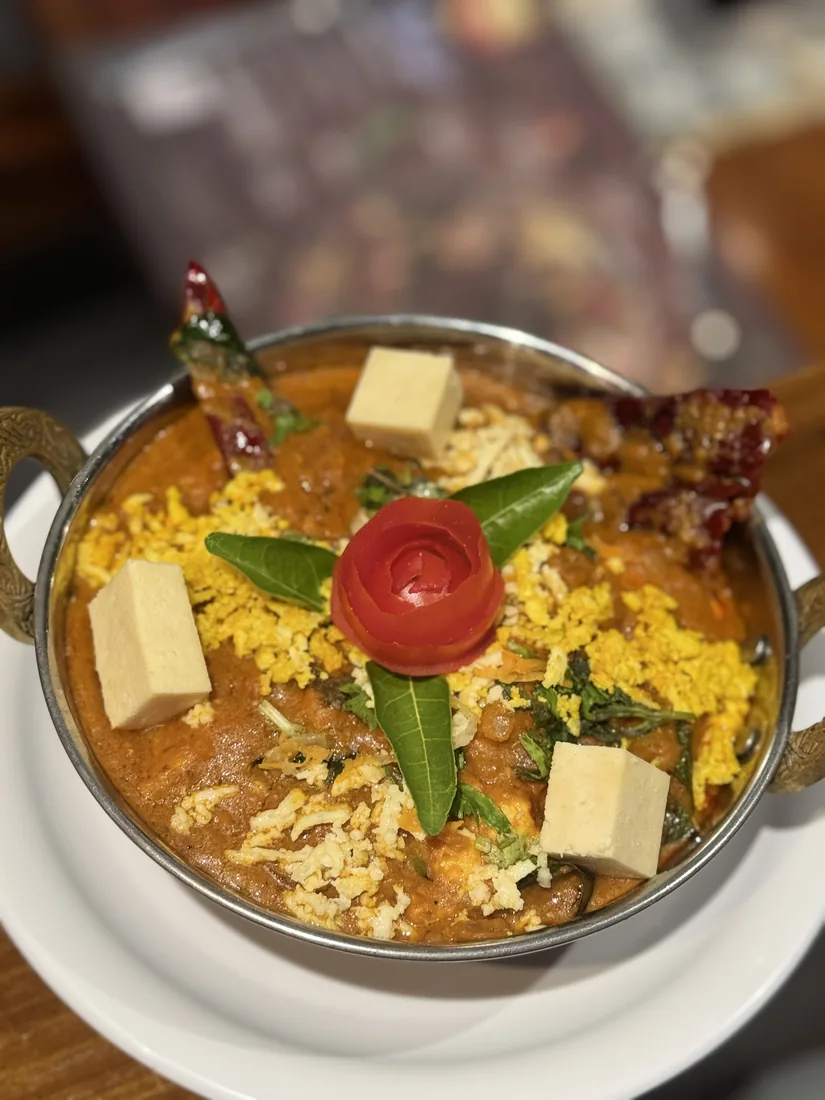 Kadai paneer main course at Food on Fire, Hanamkonda, Warangal