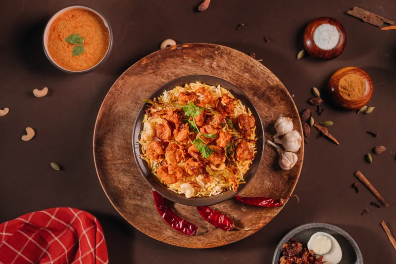 Prawns Biryani