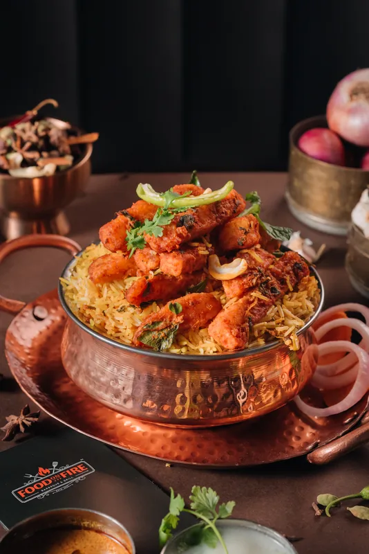 Spicy BBQ Paneer Biryani