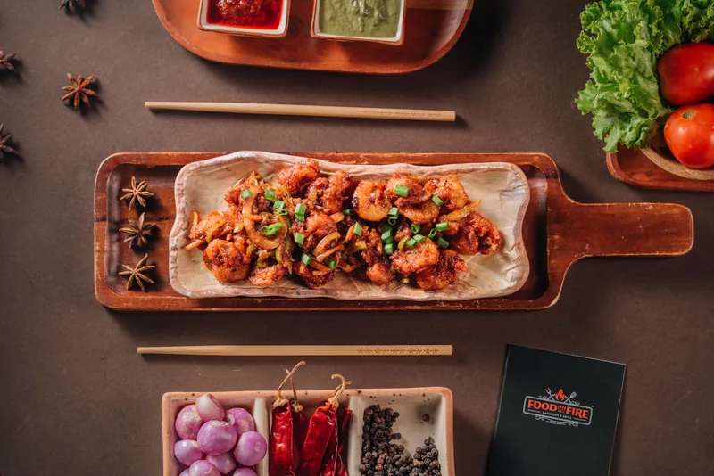 Chilli Garlic Prawns
